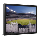 Kauffman Stadium in Kansas City, Stadium Canvas, Sport Art, Gift for him, Framed Art Prints Wall Art Decor, Framed Picture