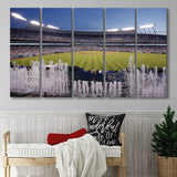 Kauffman Stadium in Kansas City, Stadium Canvas, Sport Art, Gift for him, Multi Panels B, Canvas Prints Wall Art Decor
