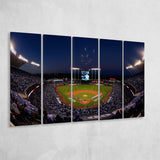 Kauffman Stadium in Missouri, Stadium Canvas, Sport Art, Gift for him, Multi Panels B, Canvas Prints Wall Art Decor