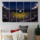 Kauffman Stadium in Missouri, Stadium Canvas, Sport Art, Gift for him, Multi Panels B, Canvas Prints Wall Art Decor