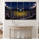 Kauffman Stadium in Missouri, Stadium Canvas, Sport Art, Gift for him, Multi Panels B, Canvas Prints Wall Art Decor