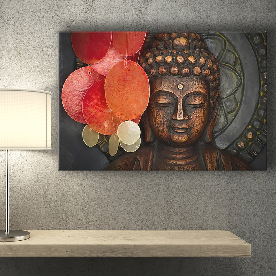 Keep Inner Peaceful Buddha Canvas Prints - Painting Canvas, Canvas Art, Prints for Sale, Wall Art, Wall Decor