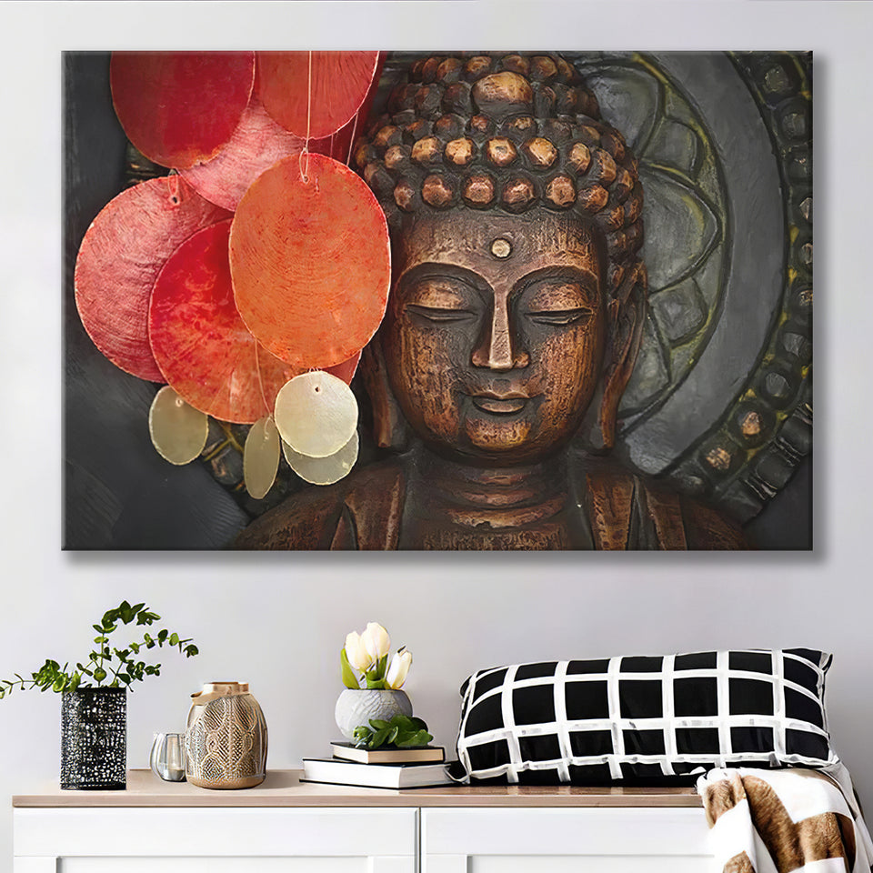 Keep Inner Peaceful Buddha Canvas Prints - Painting Canvas, Canvas Art, Prints for Sale, Wall Art, Wall Decor