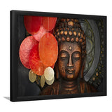 Keep Inner Peaceful Buddha Framed Ar Prints - Painting Art, Framed Painting, Prints for Sale, Black Framed, Wall Art, Wall Decor