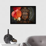Keep Inner Peaceful Buddha Framed Ar Prints - Painting Art, Framed Painting, Prints for Sale, Black Framed, Wall Art, Wall Decor
