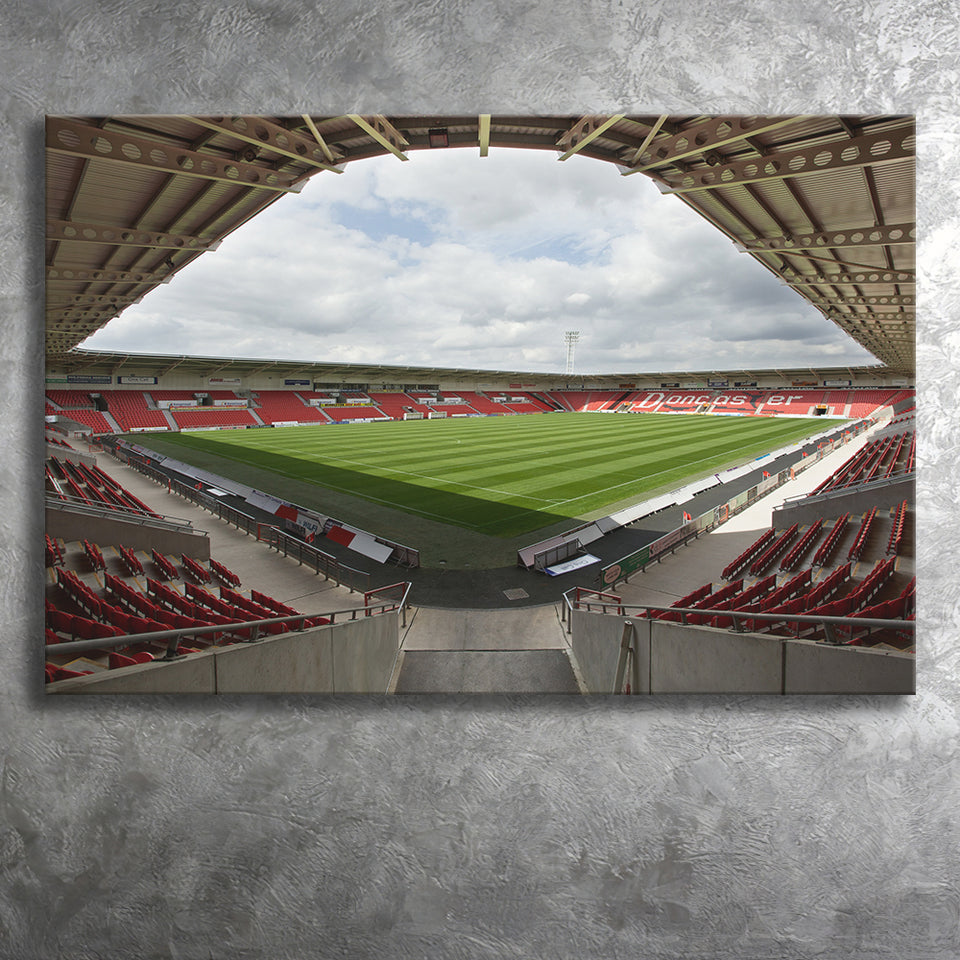 Keepmoat Stadium, Stadium Canvas, Sport Art, Gift for him, Fan Gift, Canvas Prints Wall Art Decor