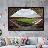 Keepmoat Stadium, Stadium Canvas, Sport Art, Gift for him, Framed Art Prints Wall Art Decor, Framed Picture