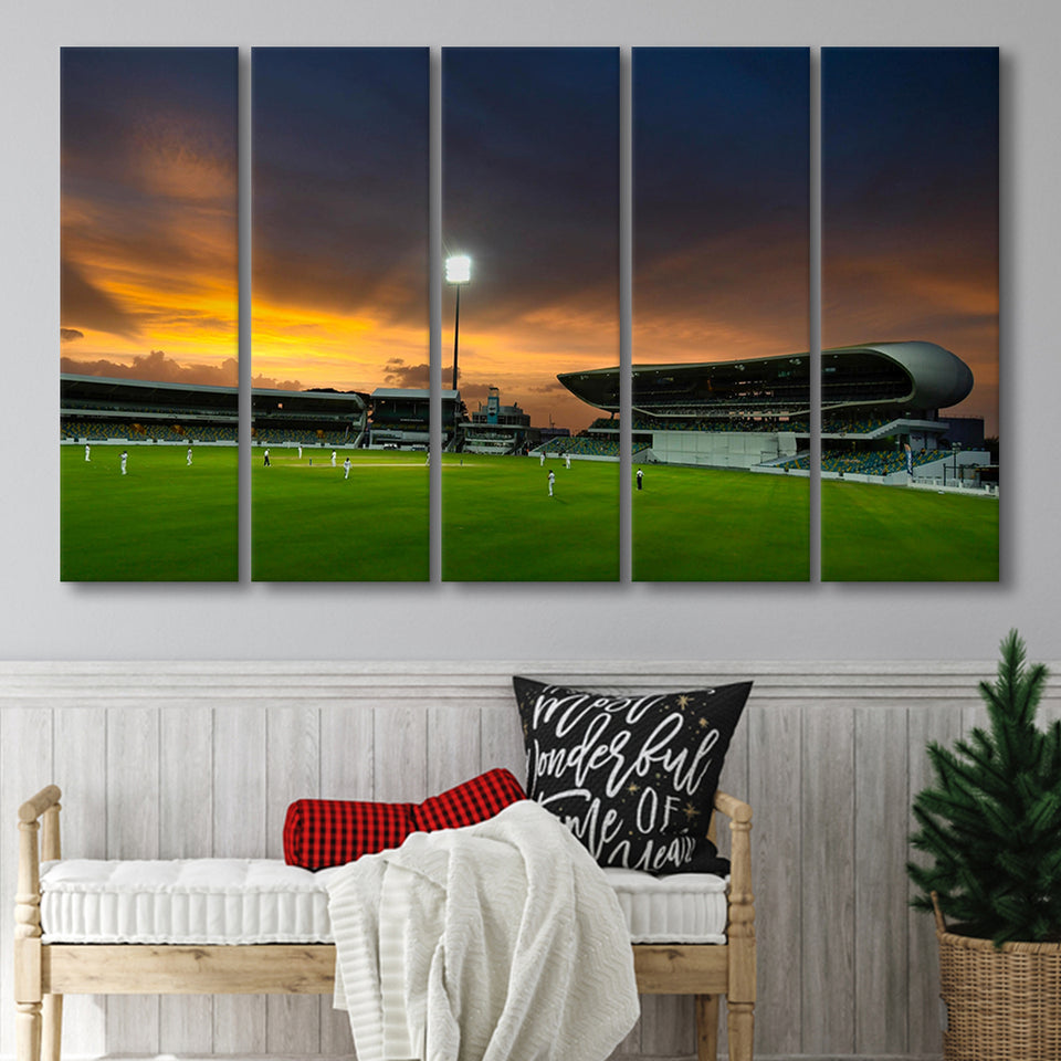 Kensington Oval, Stadium Canvas, Sport Art, Gift for him, Multi Panels B, Canvas Prints Wall Art Decor