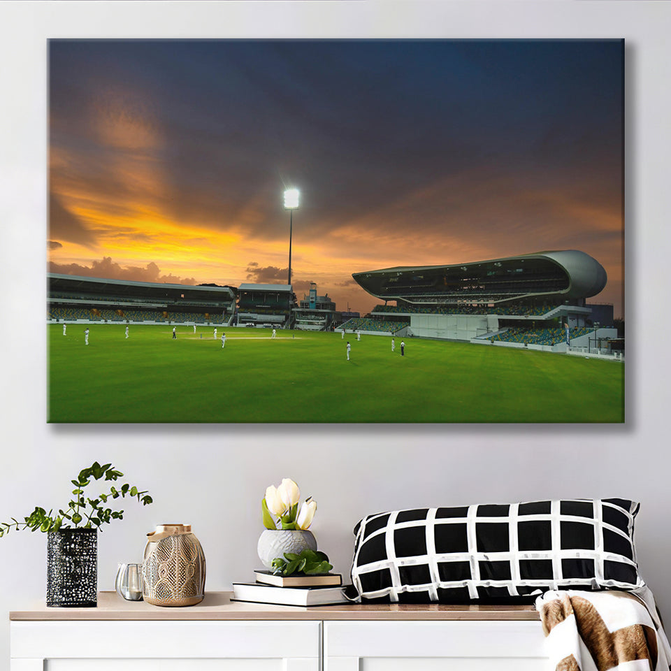 Kensington Oval, Stadium Canvas, Sport Art, Gift for him, Fan Gift, Canvas Prints Wall Art Decor