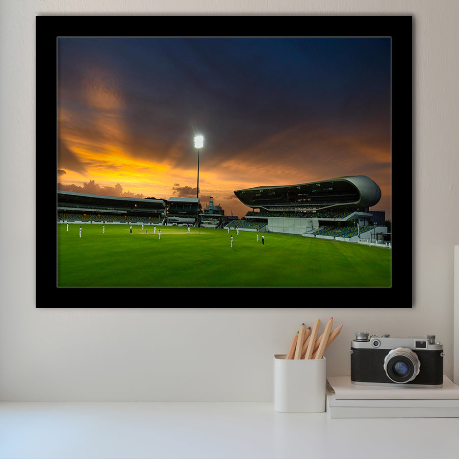 Kensington Oval, Stadium Canvas, Sport Art, Gift for him, Framed Art Prints Wall Art Decor, Framed Picture
