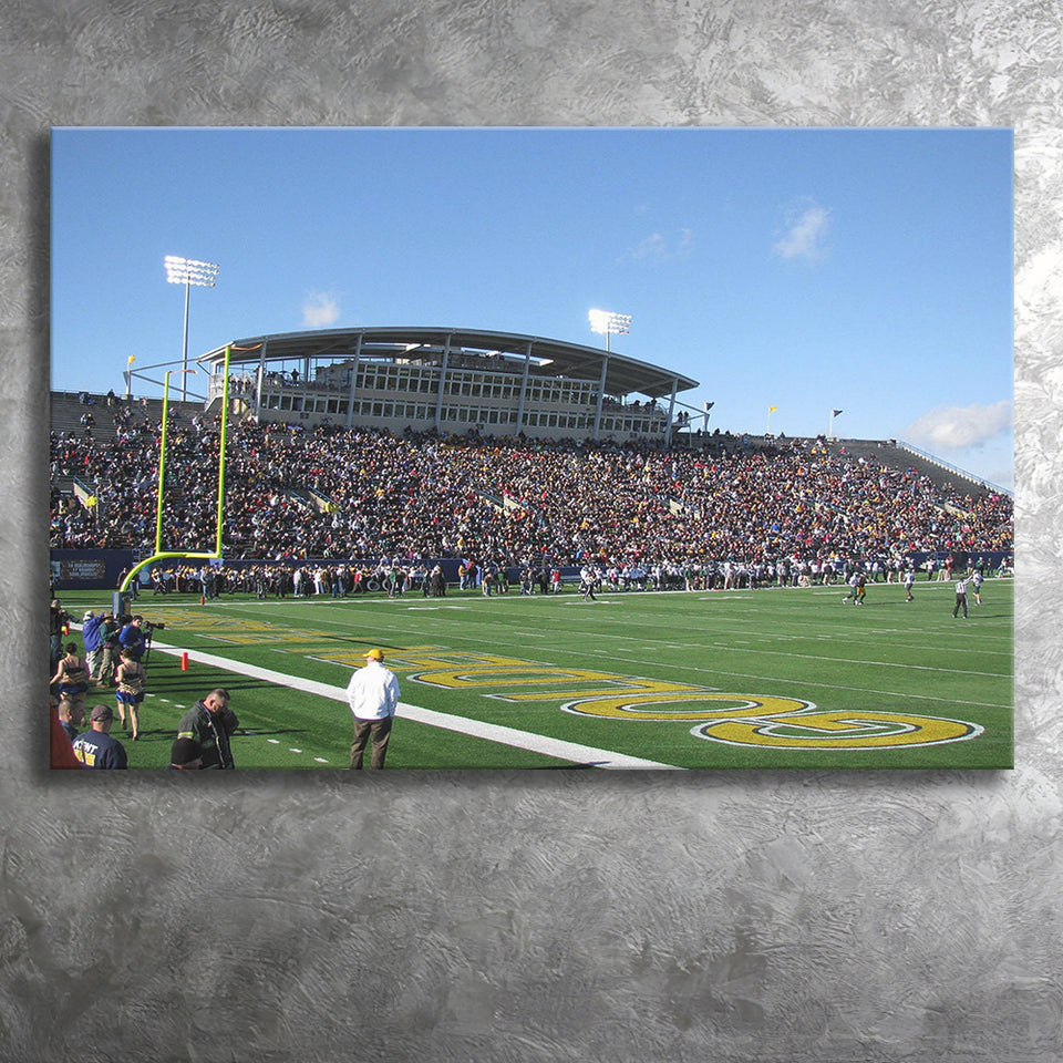 Kent State Golden Flashes Wall Art Dix Stadium,Sport Stadium Art Prints, Fan Gift, Wall Decor