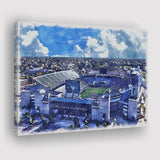 Kentucky Wildcats Kroger Field Watercolor, Sport Art Prints Fan Gift, Canvas Prints Wall Art Decor