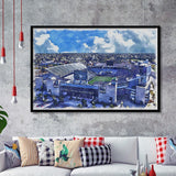 Kentucky Wildcats Kroger Field Watercolor, Sport Prints Fan Gift, Framed Art Prints Wall Art Decor