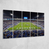 Kentucky Wildcats Stadium Canvas Prints Kroger Field Stadium Wall Art,Multi Panels B,Sport Stadium Art Prints, Fan Gift