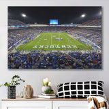 Kentucky Wildcats Stadium Canvas Prints Kroger Field Stadium Wall Art,Sport Stadium Art Prints, Fan Gift, Wall Decor