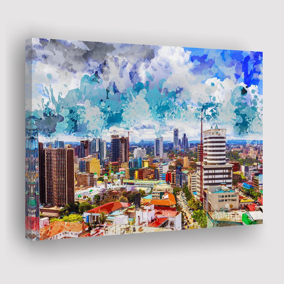Kenya Canvas Prints Wall Art Decor - Painting Canvas, Art Print, Home Decor, Ready to Hang