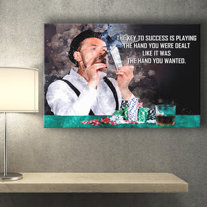 Key To Success Canvas Prints Wall Art - Painting Canvas,Office Business Motivation Art, Wall Decor