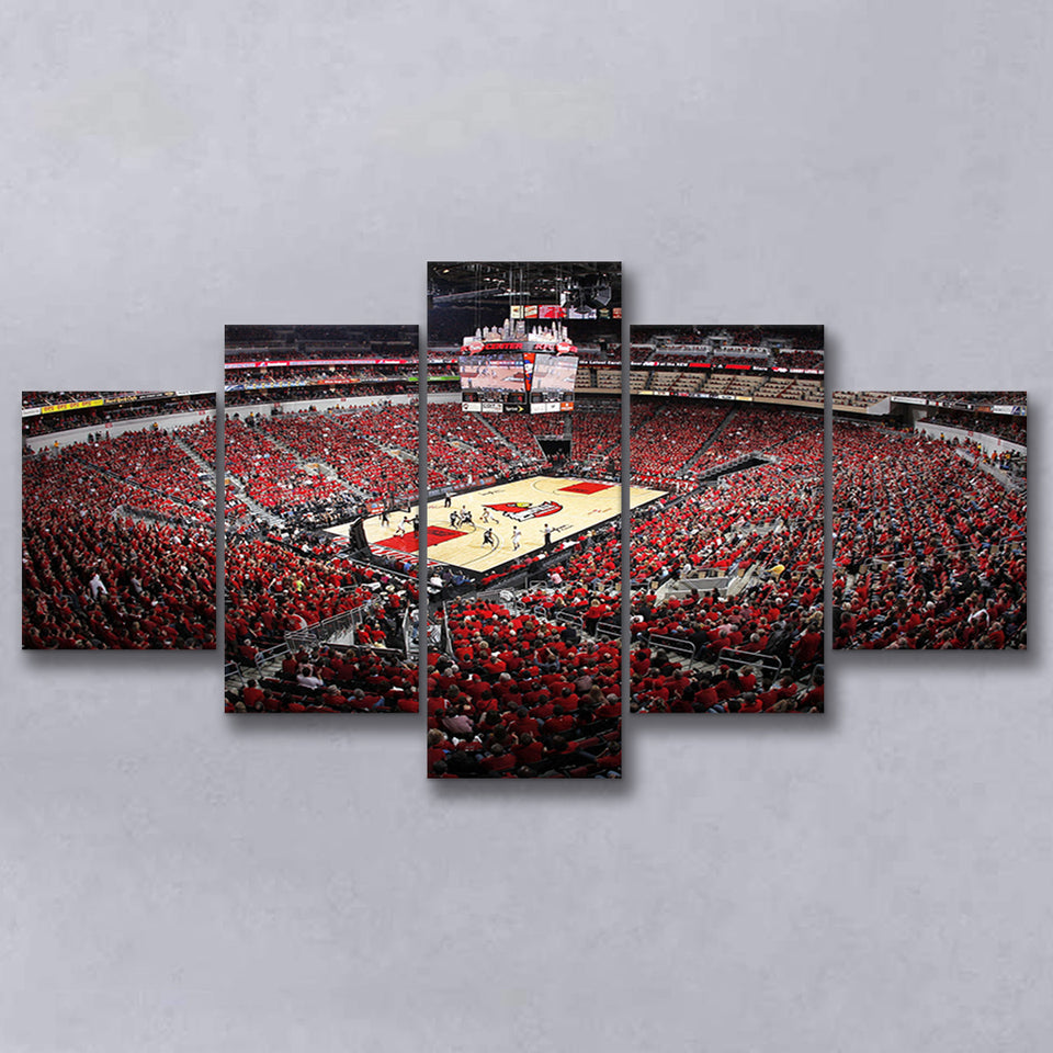 Kfc Yum Center Louisville, Stadium Canvas, Sport Art, Large Canvas, Multi Panels, Canvas Prints Wall Art Decor