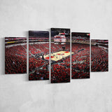 Kfc Yum Center Louisville, Stadium Canvas, Sport Art, Large Canvas, Multi Panels, Canvas Prints Wall Art Decor