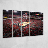 Kfc Yum Center Louisville, Stadium Canvas, Sport Art, Gift for him, Multi Panels B, Canvas Prints Wall Art Decor