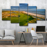 Kiawah Island Golf Resort Ocean Course Kiawah Island, South Carolina 1, Golf Art Print, 5 Panels Canvas Prints Wall Art
