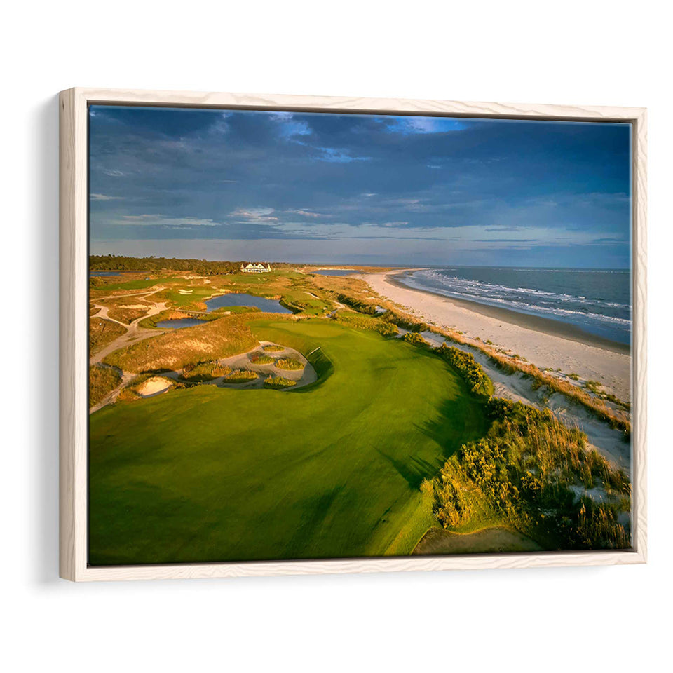 Kiawah Island Golf Resort Ocean Course Kiawah Island, South Carolina 1, Framed Canvas Prints Wall Art Decor, Floating Frame