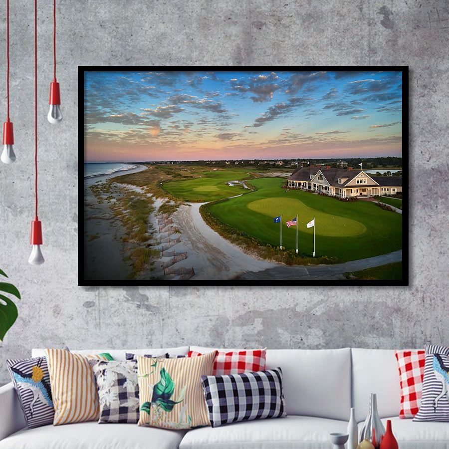 Kiawah Island Golf Resort Ocean Course Kiawah Island, South Carolina, Golf Sport Print, Golf Lover, Framed Art Prints Home Decor
