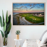 Kiawah Island Golf Resort Ocean Course Kiawah Island, South Carolina, Framed Canvas Prints Wall Art Decor, Floating Frame