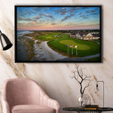 Kiawah Island Golf Resort Ocean Course Kiawah Island, South Carolina, Framed Canvas Prints Wall Art Decor, Floating Frame