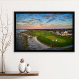Kiawah Island Golf Resort Ocean Course Kiawah Island, South Carolina, Framed Canvas Prints Wall Art Decor, Floating Frame