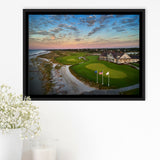 Kiawah Island Golf Resort Ocean Course Kiawah Island, South Carolina, Framed Canvas Prints Wall Art Decor, Floating Frame