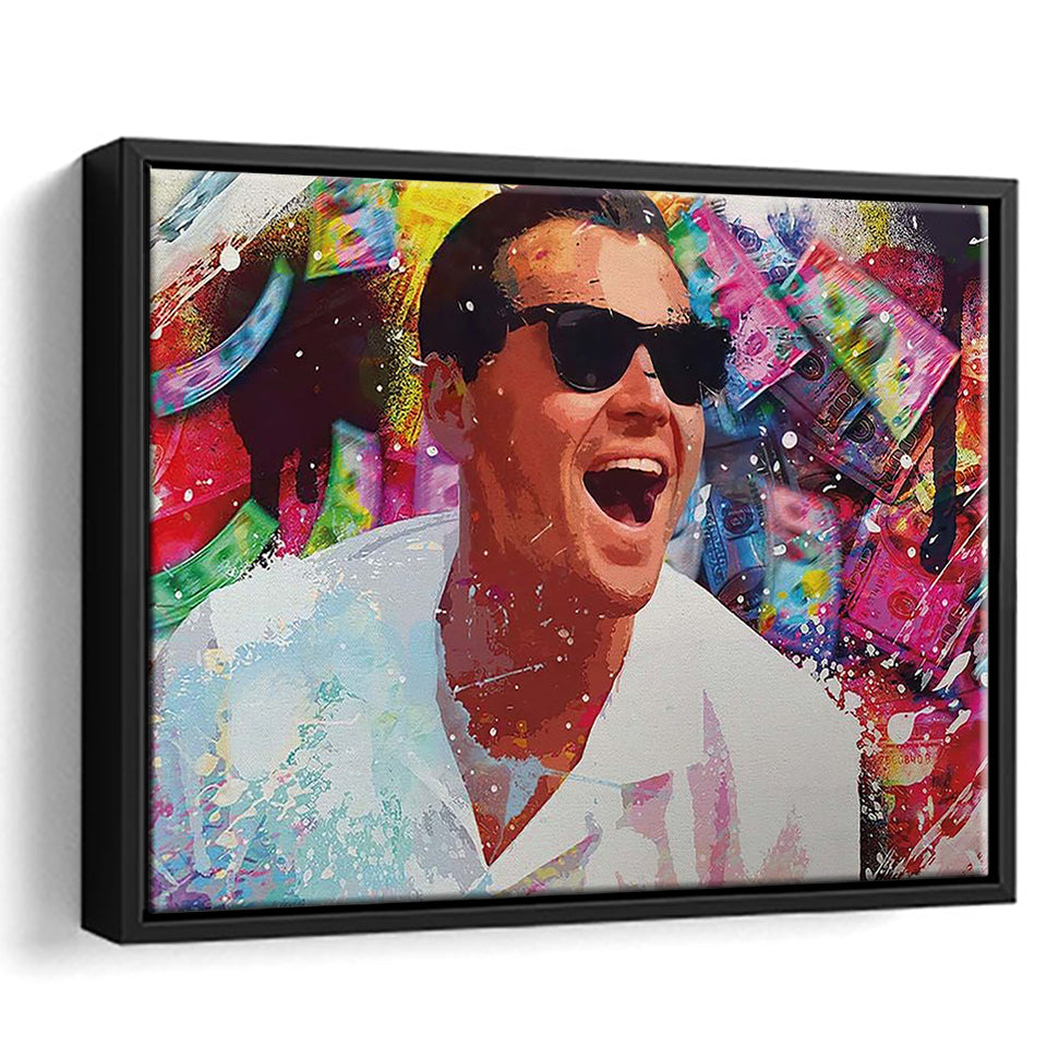 Kill Them With Success And Bury Them With A Smile Motivational Framed Canvas Prints Wall Art - Painting Prints, Wall Decor,Floating Frame