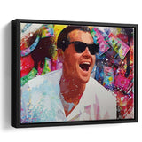Kill Them With Success And Bury Them With A Smile Motivational Framed Canvas Prints Wall Art - Painting Prints, Wall Decor,Floating Frame