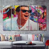 Kill Them With Success And Bury Them With A Smile Motivational 5 Piece Canvas Prints Wall Art Multi Panels