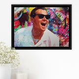 Kill Them With Success And Bury Them With A Smile Motivational Framed Canvas Prints Wall Art - Painting Prints, Wall Decor,Floating Frame