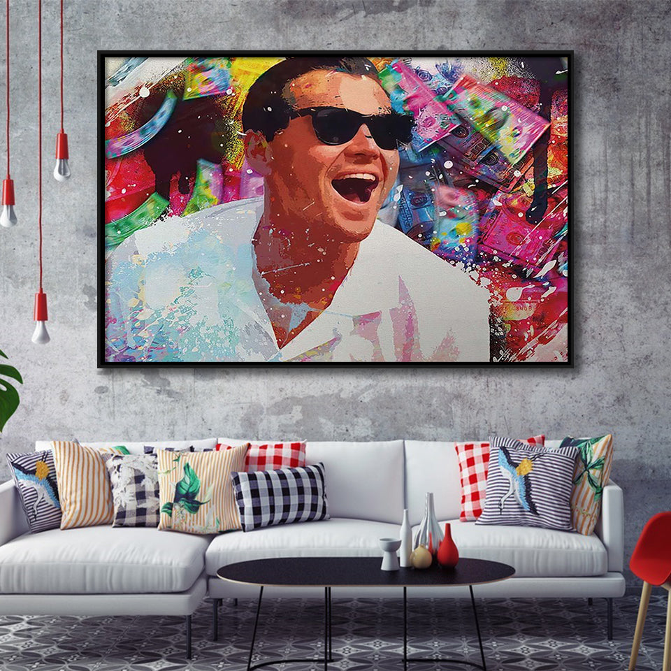 Kill Them With Success And Bury Them With A Smile Motivational Framed Canvas Prints Wall Art - Painting Prints, Wall Decor,Floating Frame