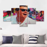 Kill Them With Success And Bury Them With A Smile Motivational 5 Piece Canvas Prints Wall Art - Painting Prints, Wall Decor,Multi Panel