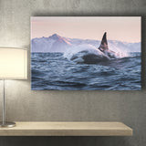 Killer Whale Sunset Dangerous Animal Canvas Prints Wall Art - Painting Canvas, Wall Decor, Canvas Art, For Sale