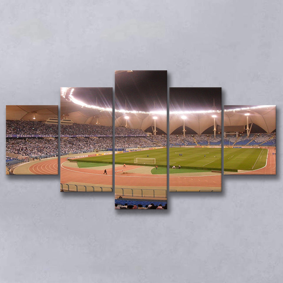 King Abdullah Sport City Stadium, Stadium Canvas, Sport Art, Large Canvas, Multi Panels, Canvas Prints Wall Art Decor