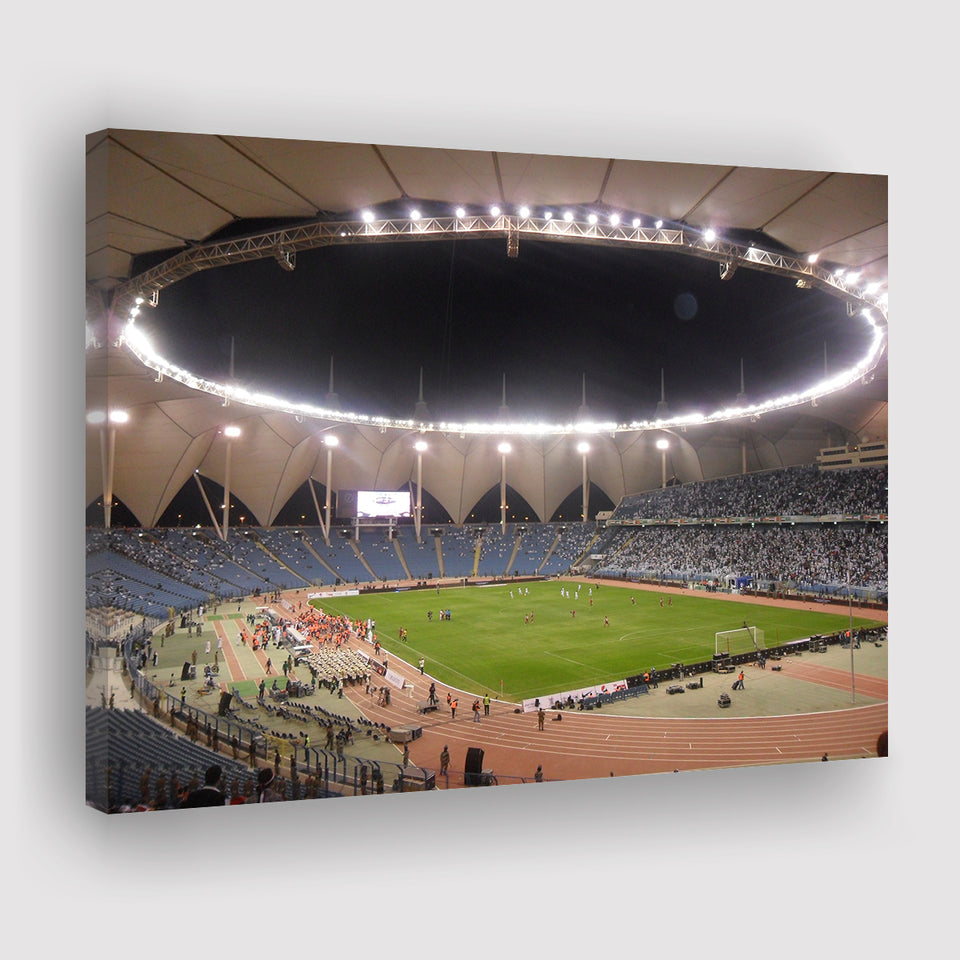 King Fahd International Stadium, Stadium Canvas, Sport Art, Gift for him, Fan Gift, Canvas Prints Wall Art Decor