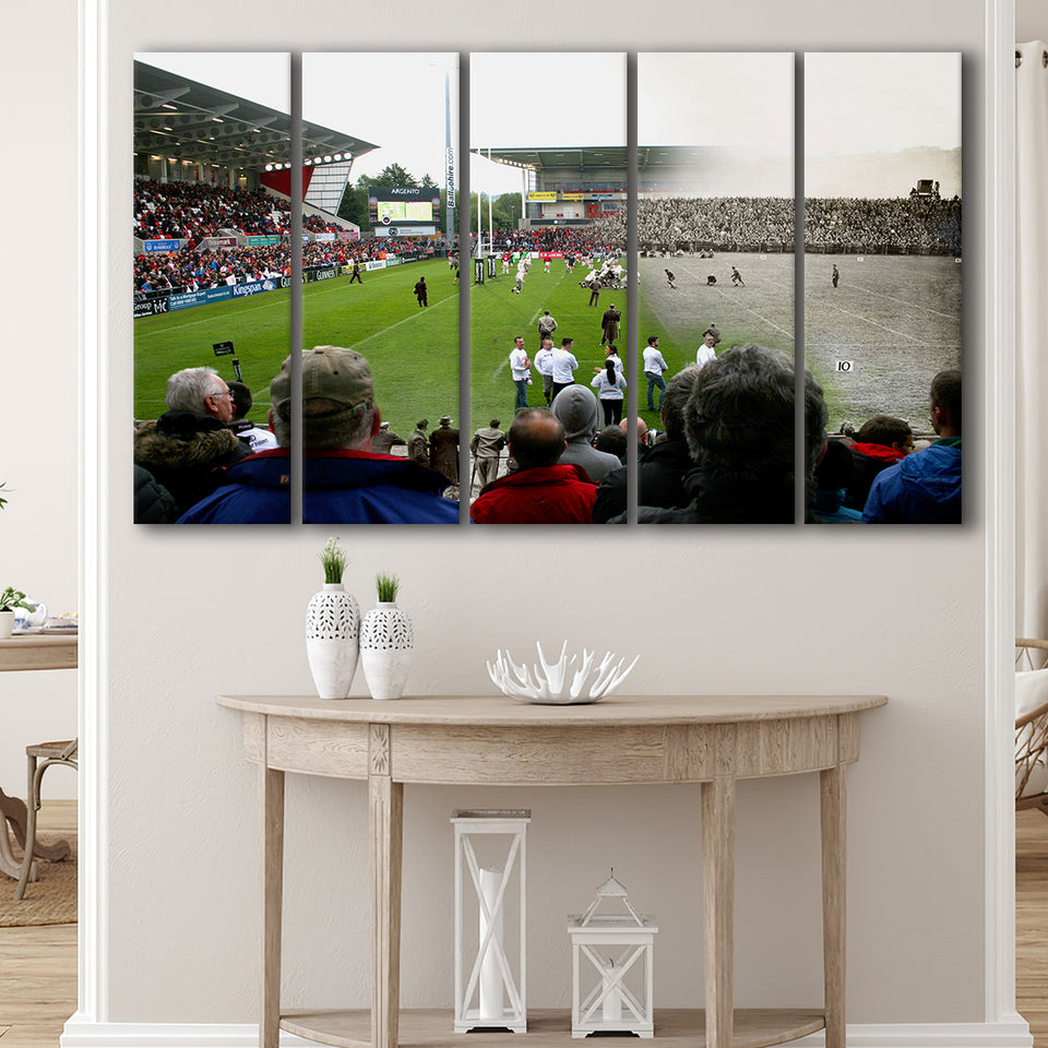 King Span Stadium, Stadium Canvas, Sport Art, Gift for him, Multi Panels B, Canvas Prints Wall Art Decor