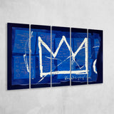 King Crown Modern Art Graffiti Extra Large Canvas Prints Multi Panels B Wall Art Prints Home Decor