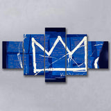 King Crown Modern Art Graffiti Large Canvas Prints Multi Panels Wall Art Prints Home Decor