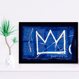King Crown Framed Art Prints Wall Art Decor, Framed Picture, Home Decor