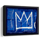 King Crown Framed Canvas Prints Wall Art Decor, Framed Picture, Floating Frame