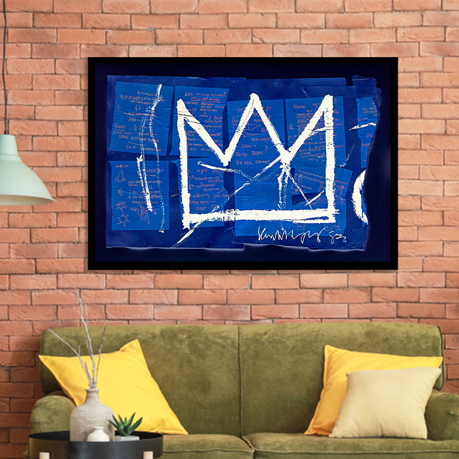 King Crown Framed Art Prints Wall Art Decor, Framed Picture, Home Decor