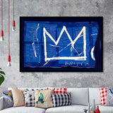 King Crown Framed Art Prints Wall Art Decor, Framed Picture, Home Decor