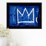 King Crown Framed Canvas Prints Wall Art Decor, Framed Picture, Floating Frame