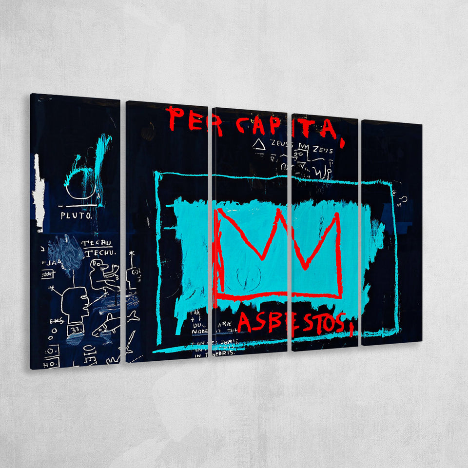 King Of Street Art Urban Graffiti Extra Large Canvas Prints Multi Panels B Wall Art Prints Home Decor