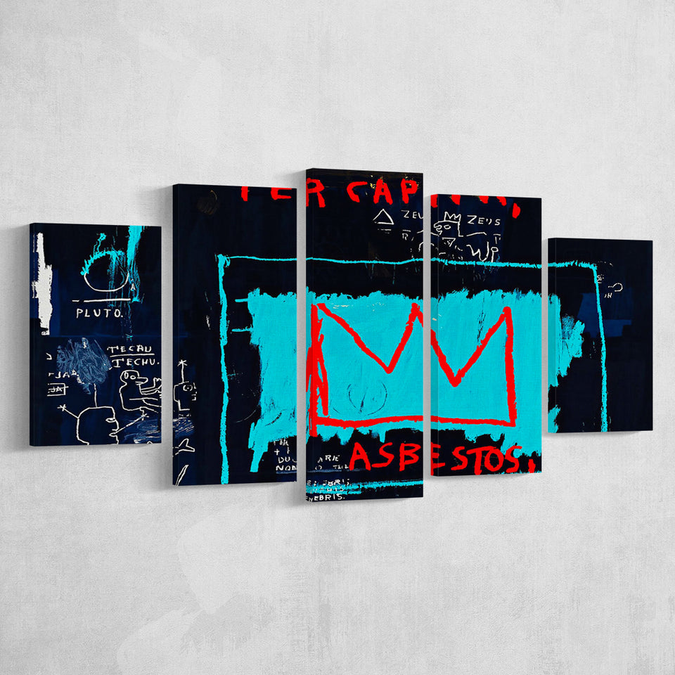 King Of Street Art Urban Graffiti Large Canvas Prints Multi Panels Wall Art Prints Home Decor